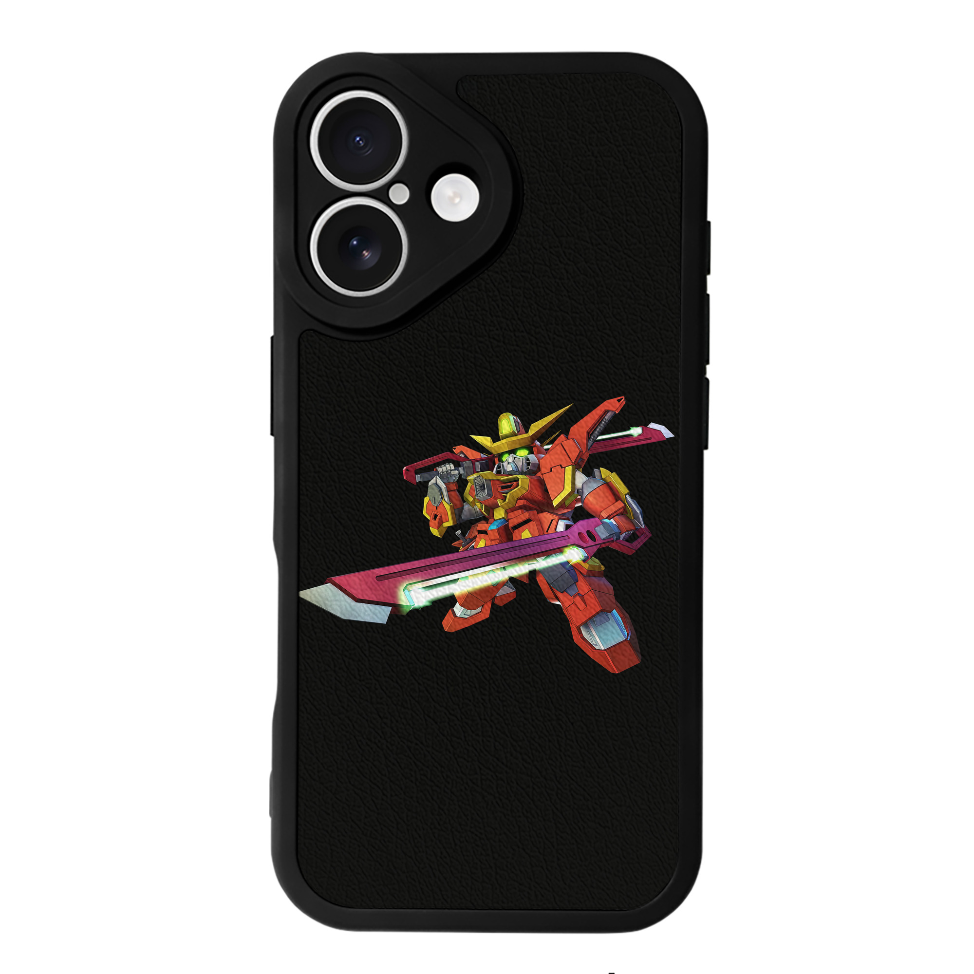 （画像用） 機動戦士ガンダム Mobile Suit Gundam 【iPhone 16シリーズ対応】シリコンスマホケース（レザー調） 材質：シリコン